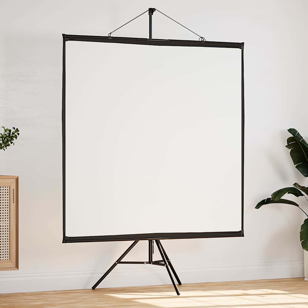 vidaXL Projection Screen with Tripod 81 Inch 1:1 2