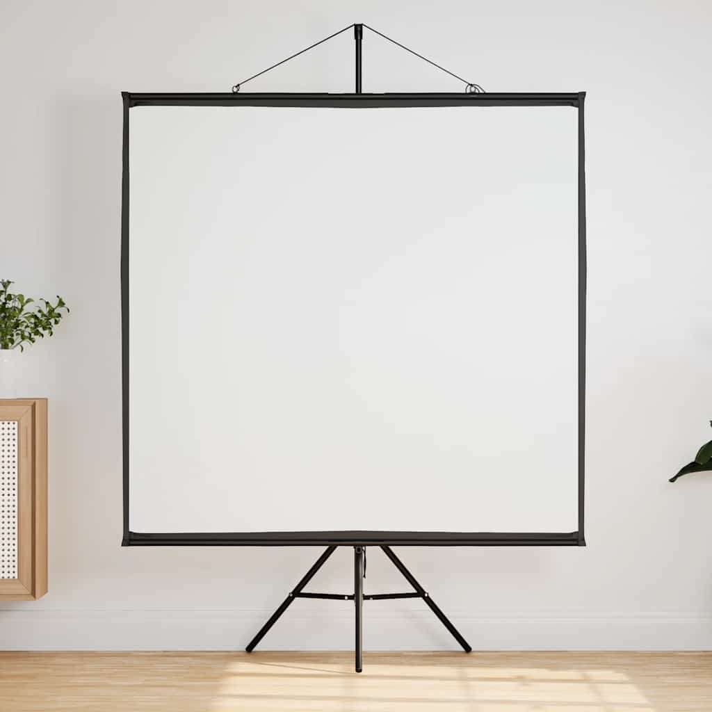 vidaXL Projection Screen with Tripod 81 Inch 1:1 3