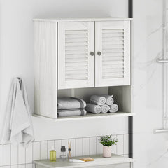 vidaXL Bathroom Cabinet VIGO White and Antique White 1