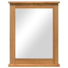 vidaXL Mirror VIGO Honey Brown 55.5 x 5 x 70 cm Solid pine wood 4