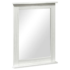 vidaXL Mirror VIGO Antique White 55.5 x 5 x 70 cm Solid pine wood 2