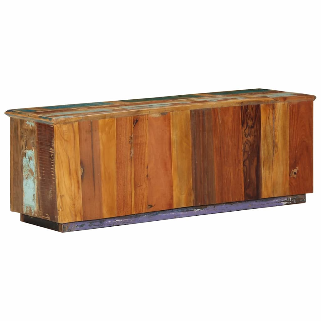 vidaXL Shoe Cabinet 110 x 35 x 40 cm Solid Reclaim Wood Brown 5