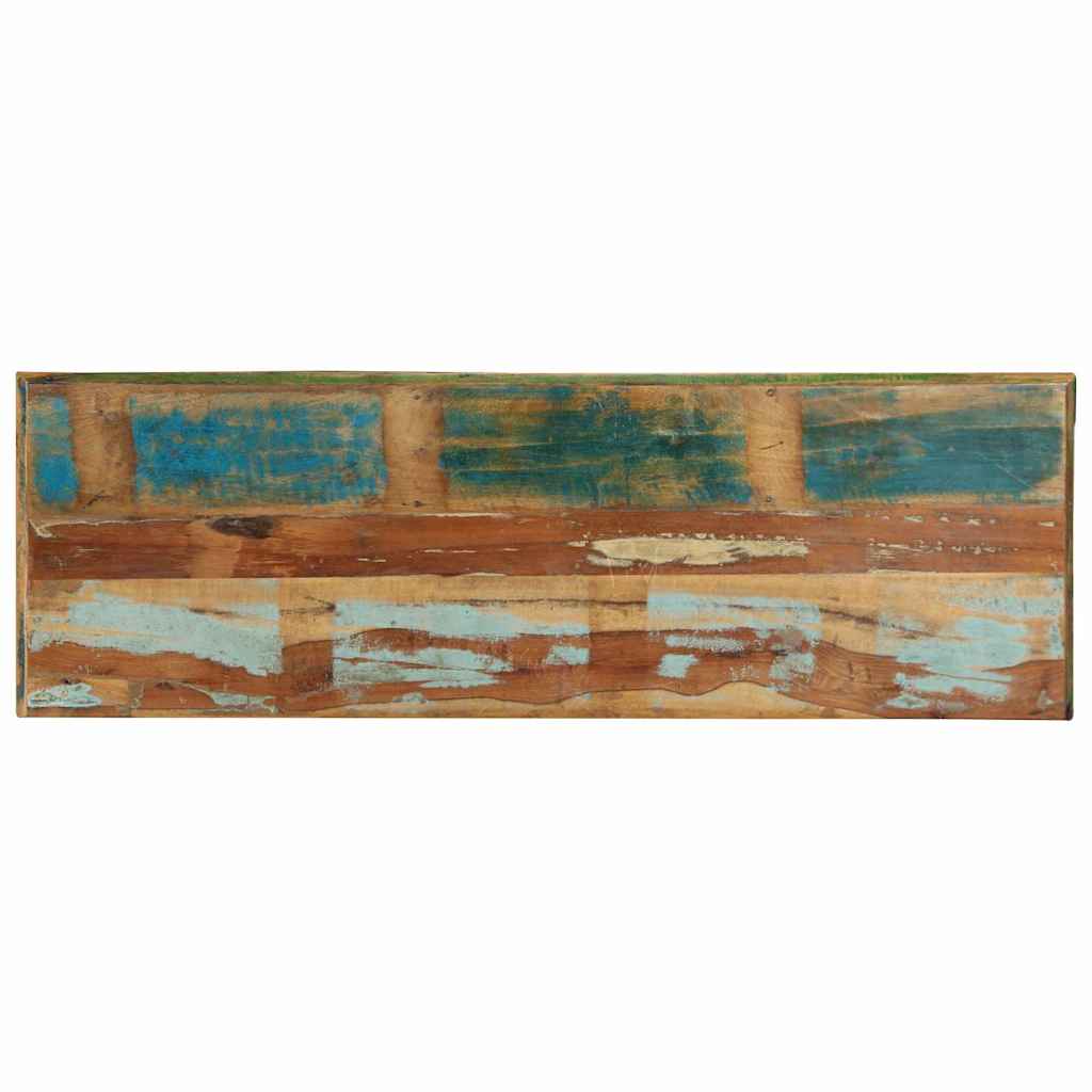 vidaXL Shoe Cabinet 110 x 35 x 40 cm Solid Reclaim Wood Brown 6