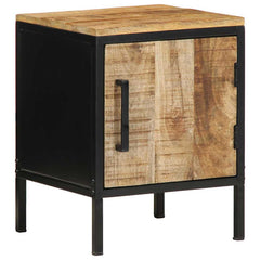 Bedside Cabinet Brown and Black 30 x 30 x 40 cm 2