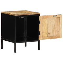 Bedside Cabinet Brown and Black 30 x 30 x 40 cm 2