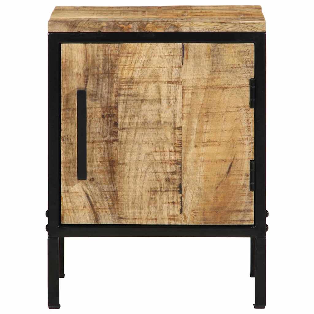 vidaXL Bedside Cabinet 2 pcs Brown and Black 30 x 30 x 40 cm 6