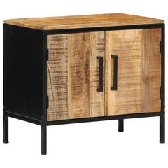 vidaXL Bedside Cabinet 2 pcs Brown and Black 50 x 30 x 45 cm 2
