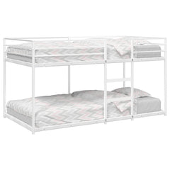 Bunk Bed without Mattress White Steel 90 cm 200 cm