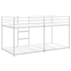 Bunk Bed without Mattress White Steel 100 cm 200 cm