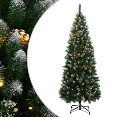 Artificial Christmas Tree Green 210 cm with LEDs