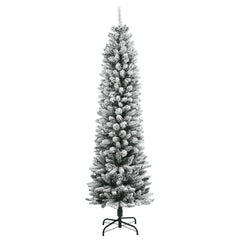 vidaXL Christmas Tree | Green and white | PVC | 240 cm 3