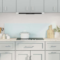 Kitchen Backsplashes White 70x40 cm Tempered Glass 2 pcs Milk 70 cm