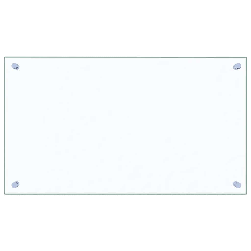 Kitchen Backsplashes 70x40 cm Tempered Glass 2 pcs Transparent 70 cm