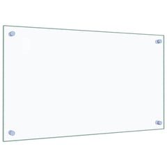Kitchen Backsplashes 70x40 cm Tempered Glass 2 pcs Transparent 70 cm