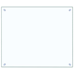 vidaXL Kitchen Backsplashes 2 pcs Transparent 70x60 cm Tempered Glass 4