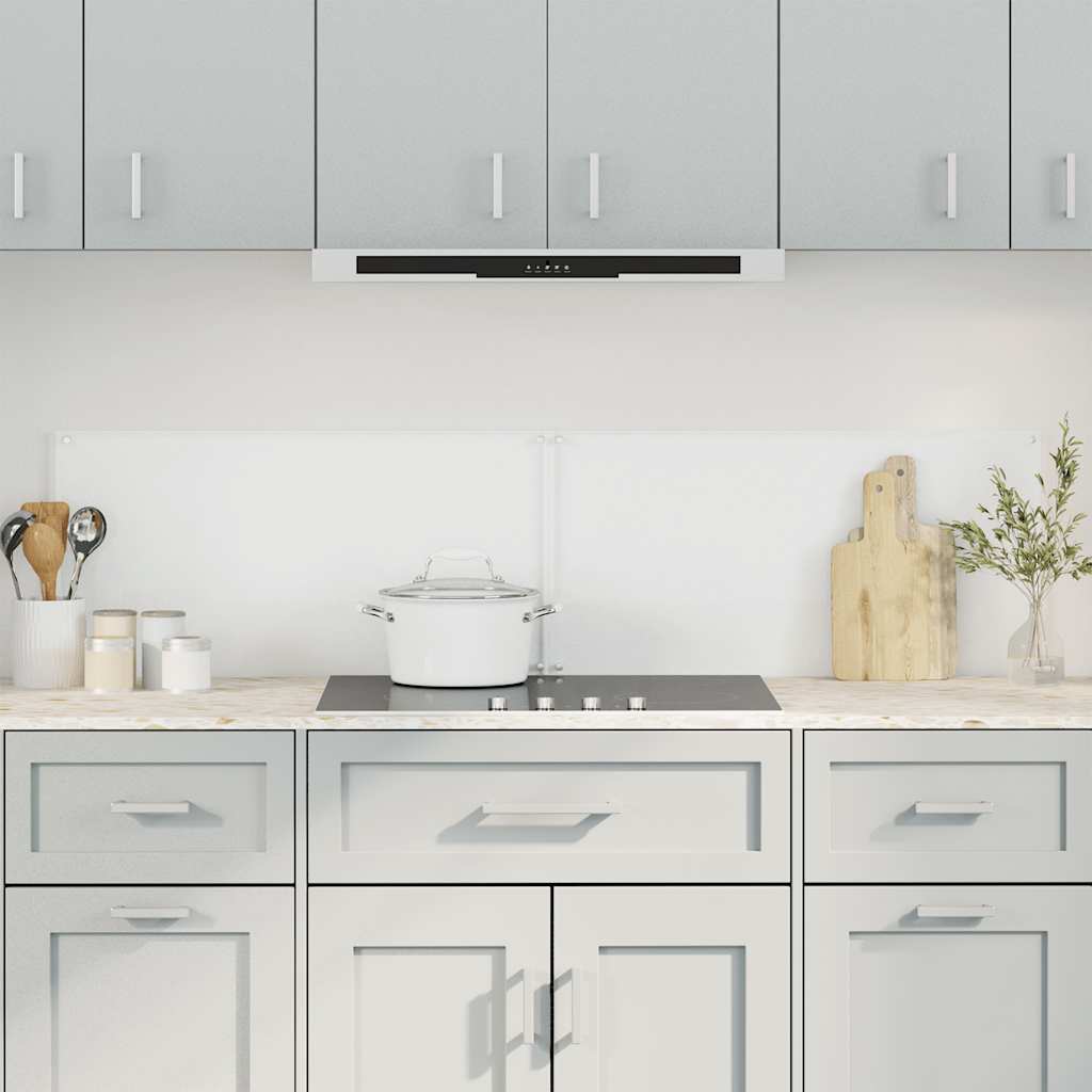 Kitchen Backsplashes 70x40 cm Tempered Glass 2 pcs Transparent 80 cm