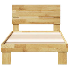 Bed Frame with Headboard without Mattress 75 x 190 cm