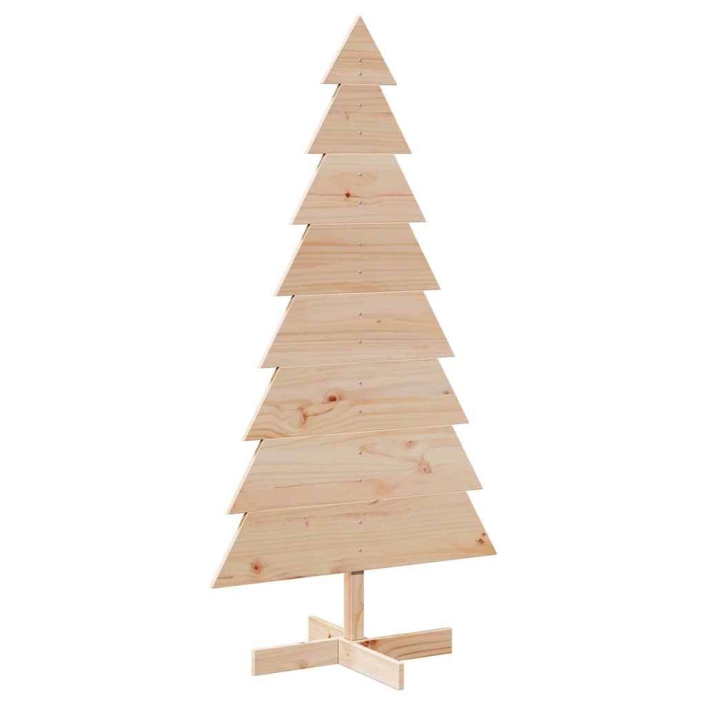 Wooden Christmas Tree for Decoration 150 cm Solid Wood Pine, image 2