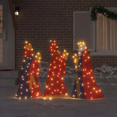 vidaXL 3 Wise Men Christmas Lighting 3 pcs LEDs Warm White 105 cm 1