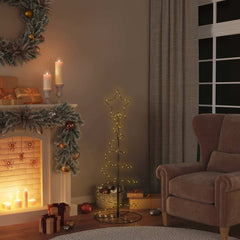 LED Christmas Tree 80 LEDs Warm White 120 cm
