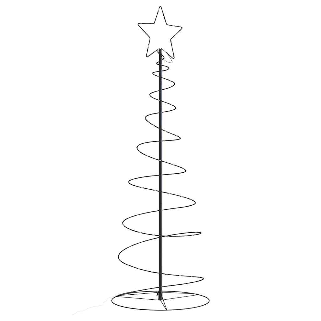 vidaXL LED Christmas Tree 100 LEDs Warm White 150 cm 3