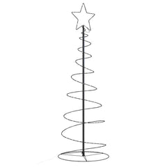 vidaXL LED Christmas Tree 100 LEDs Warm White 150 cm 3