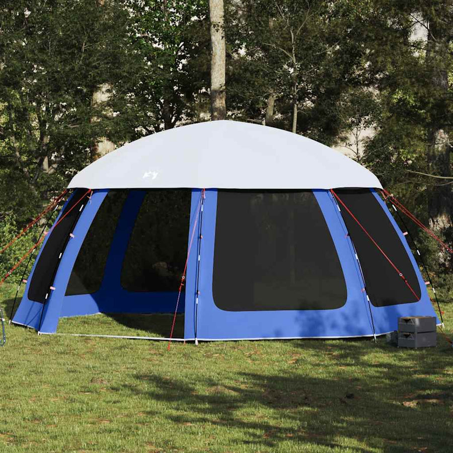 Pool Tent with Removable Fly & Mesh Walls Azure blue 510 cm 510 cm