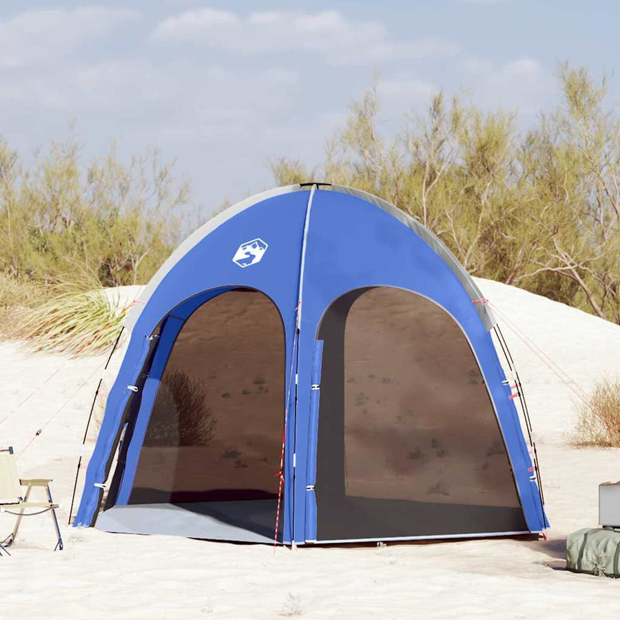 Party Tent Waterproof Azure Blue 366 cm 231 cm 305 cm