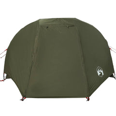 vidaXL Fishing Tent 3-Person Olive Green Waterproof 6