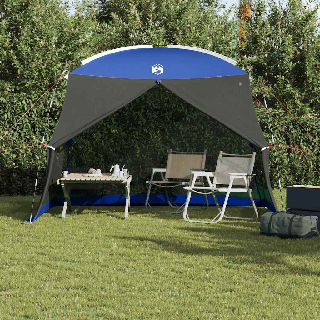 Mosquito Tent 320 x 320 x 218 cm Polyester and Fiberglass Azure blue