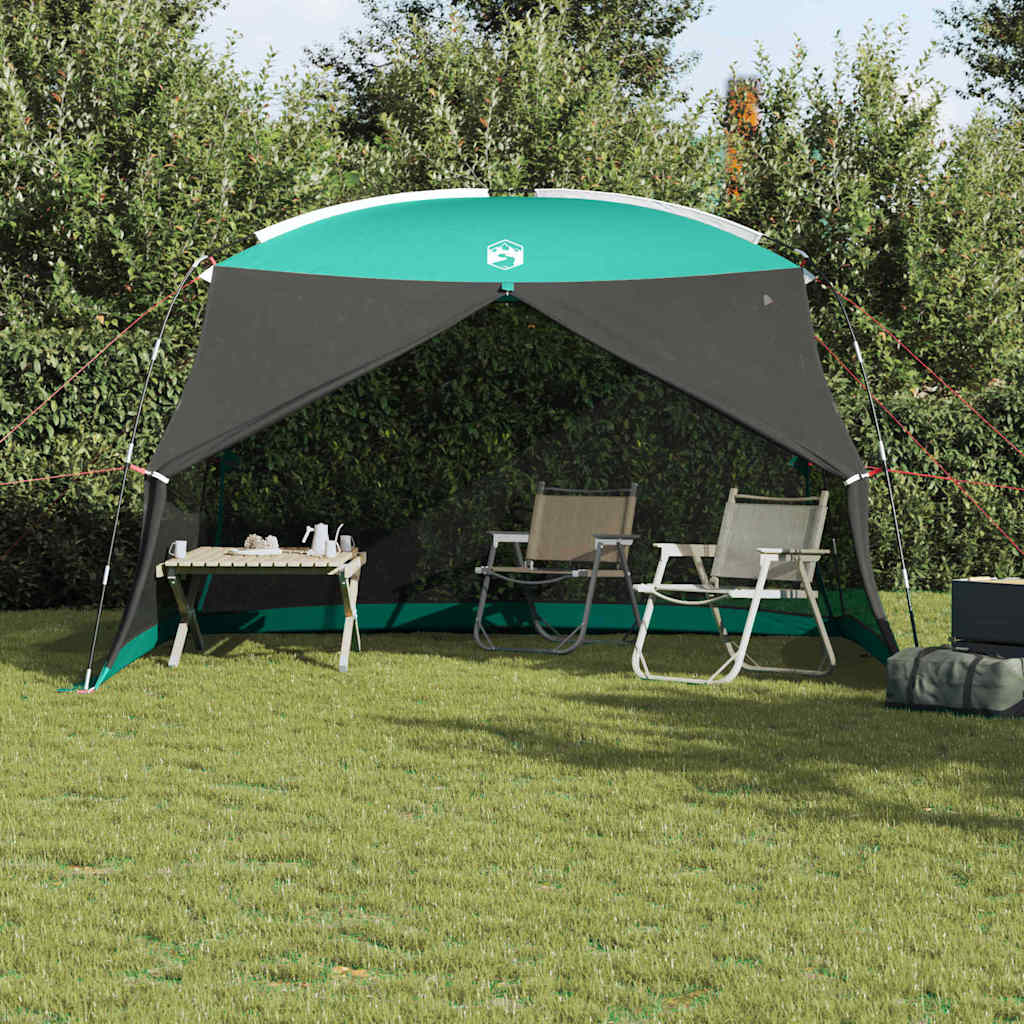 vidaXL Mosquito Tent with Roof Sea Green 380 x 380 x 225 cm 3