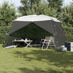 Mosquito Tent 380 x 380 x 225 cm Polyester and Fiberglass Grey