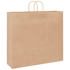 Paper Bags with Handles 54x15x49 cm 250 pcs Brown