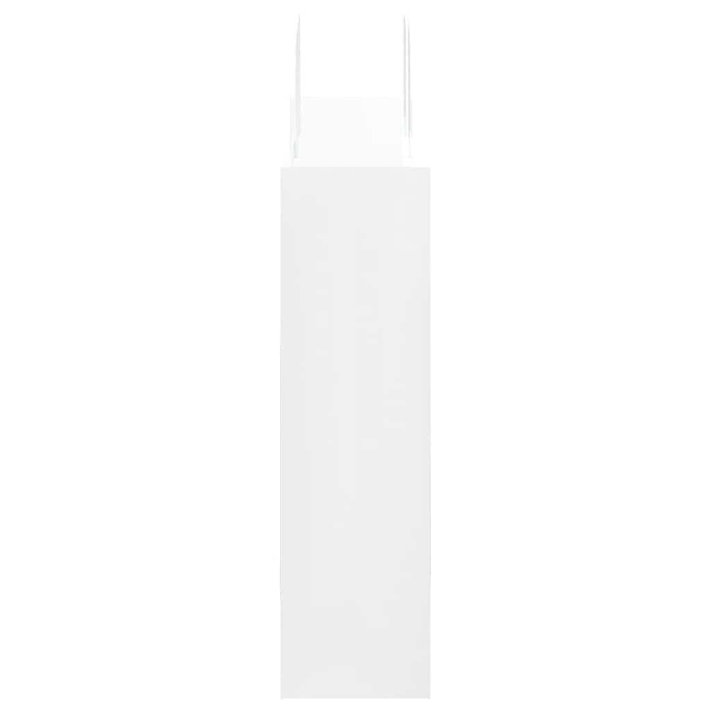 vidaXL Paper Bags 250 pcs with Handles White 32x12x42 cm 6