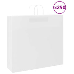 Paper Bags with Handles 54x15x49 cm 250 pcs White