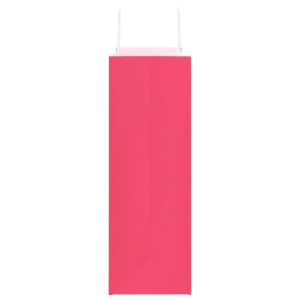 vidaXL Paper Bags 50 pcs with Handles Pink 45x17x48 cm 6
