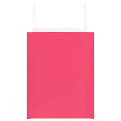 vidaXL Paper Bags 250 pcs with Handles Pink 32x22x28 cm 6