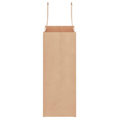 vidaXL Paper Bags 250 pcs with Handles Brown 21x11x28 cm 6