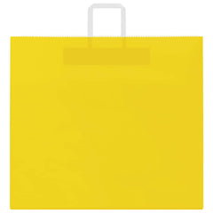 vidaXL Paper Bags 50 pcs with Handles Yellow 54x15x49 cm 5