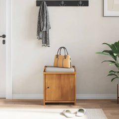 vidaXL Hallway Bench SANDNES 45x40x50 cm Solid Wood Pine 4