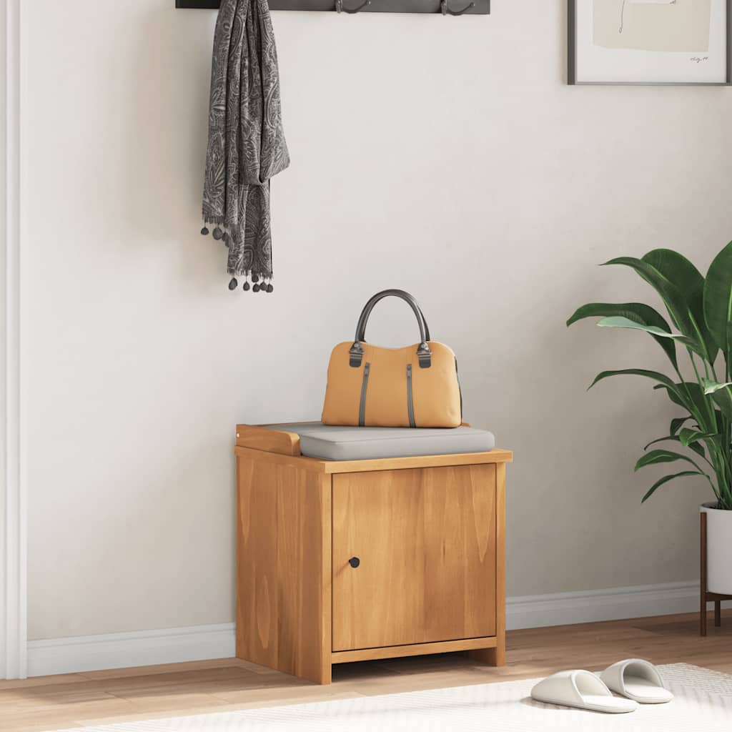vidaXL Hallway Bench SANDNES 45x40x50 cm Solid Wood Pine 1