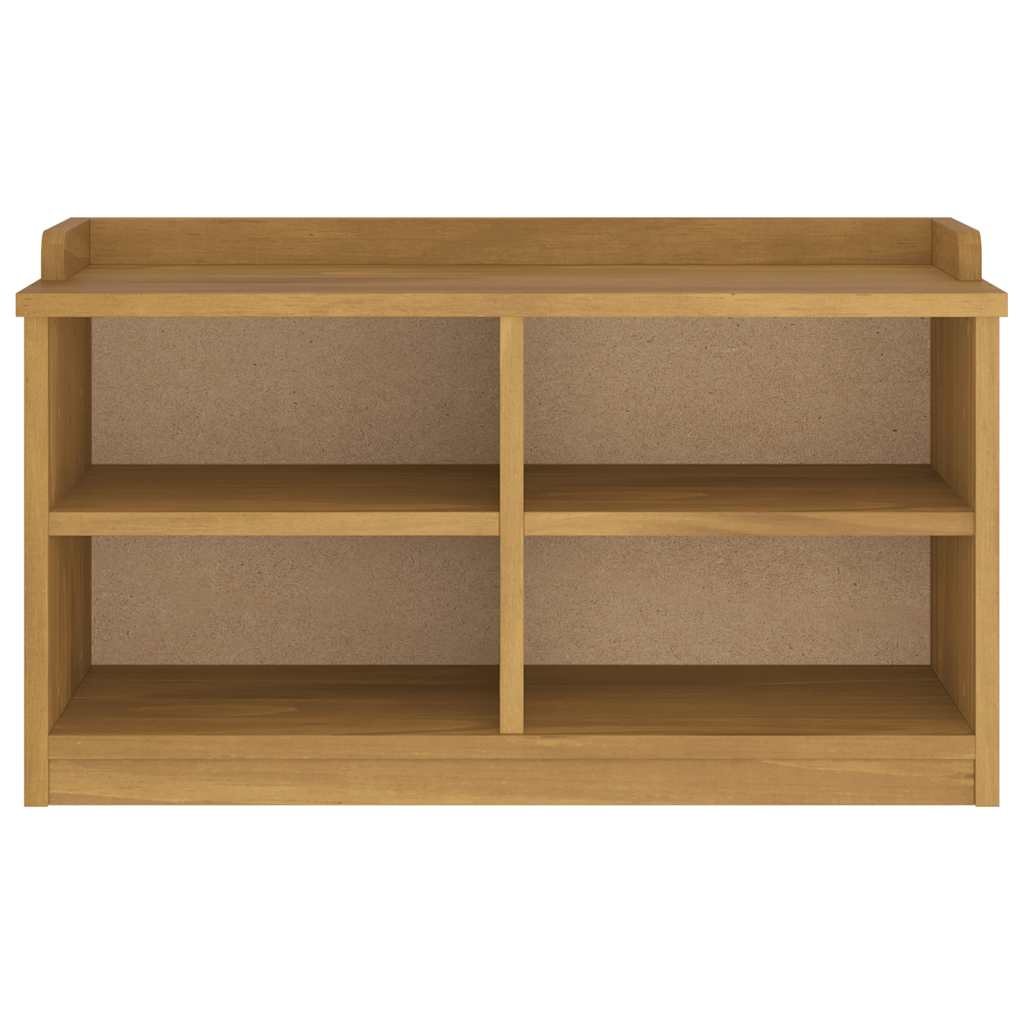 vidaXL Hallway Bench SANDNES 87x40x50 cm Solid Wood Pine 5