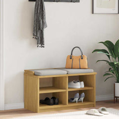vidaXL Hallway Bench SANDNES 87x40x50 cm Solid Wood Pine 1