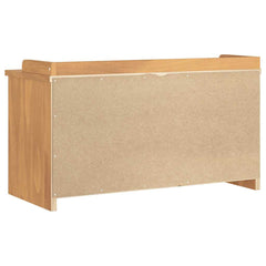 Hallway Bench "SANDNES" 87x40x50 cm Solid Wood Pine Acacia finish