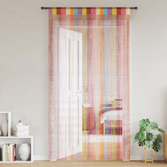 vidaXL String Curtains 2 pcs Multicolour 140x250 cm 1
