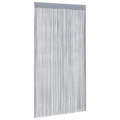 vidaXL String Curtains 2 pcs Light Grey 100x250 cm 3
