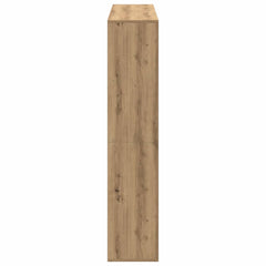Book Cabinet 137.5x29x137.5 cm Engineered Wood Artisan oak