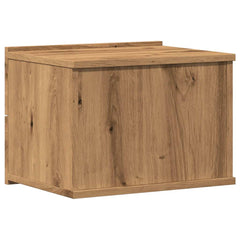 vidaXL Wall-mounted Bedside Cabinet Artisan Oak 40x32x30 cm 6