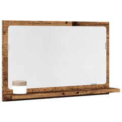 vidaXL Bathroom Mirror Cabinet Old Wood 60x11x37 cm Engineered Wood 1