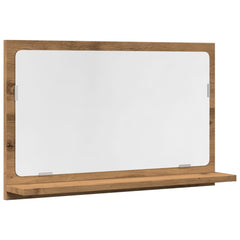 vidaXL Bathroom Mirror Cabinet Artisan Oak 60x11x37 cm Engineered Wood 2